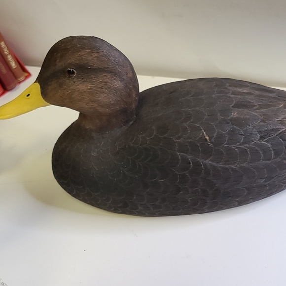 1997 Darren Osmond Carved Decoy Duck, handcarved